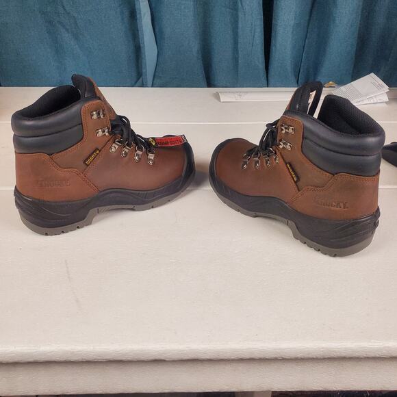 Gopcore Hiking Work Boot Waterproof Leather Composite Toe Rocky Size W6.5 NWOT - Picture 7 of 16